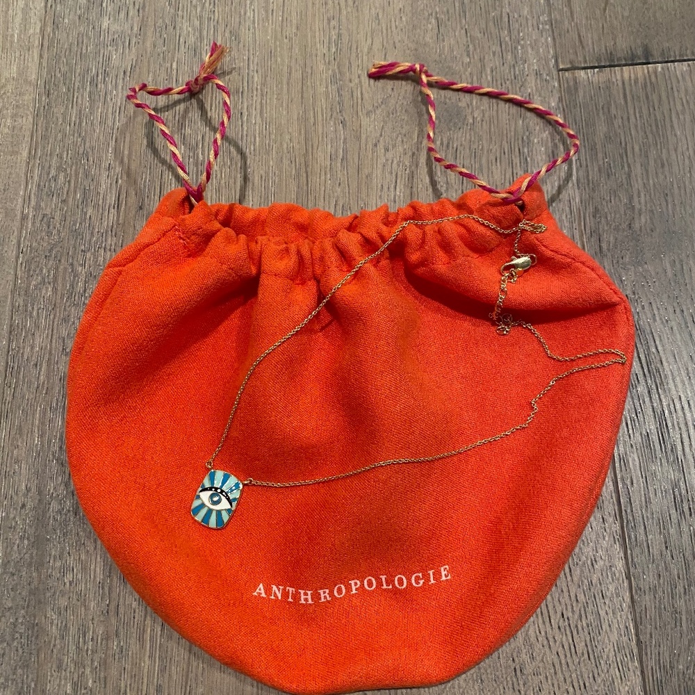 Anthropologie Evil Eye Necklace